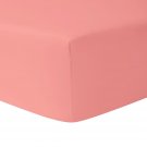 $325 New Yves Delorme Triomphe Cal King Fitted Sheet 75x85" Pink Solid Organic Cotton Sateen France $325 New Yves Delorme Triomphe Cal King Fitted Sheet 75x85" Pink Solid Organic Cotton Sateen France