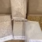 New Pair Yves Delorme Tioman Leopard 2 Standard Shams Reverse Solid Beige Tan Organic Sateen France