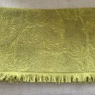 NWT Yves Delorme Bath Towel Laos Absinthe Green Jacquard Palm Tree Organic Cotton France