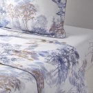 Yves Delorme Boreale QUEEN Flat & Fitted Sheet 2 Piece Set Landscape Forest Organic Cotton Sateen Yves Delorme Boreale QUEEN Flat & Fitted Sheet 2 Piece Set Landscape Forest Organic Cotton Sateen
