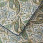 $375 New Yves Delorme King Flat Sheet GRIMANI Venice Palace Foliage Bird Paisley Organic Sateen
