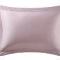 Yves Delorme Eclats Standard Shams Pillowcases 2PC Set Floral Reverse Lila Mauve Purple France