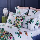 Yves Delorme Parfum Queen Duvet Cover Standard Shams 3PC Floral Reversible White Multi Purple France Yves Delorme Parfum Queen Duvet Cover Standard Shams 3PC Floral Reversible White Multi Purple France