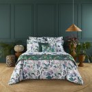 Yves Delorme Bahamas 2 King Shams Cases Tropical Floral Reverses Graphics Organic Sateen France
