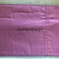 NWT Yves Delorme Triomphe 2 King Pillowcases 21x43" Grenade Wine Red Organic Sateen France