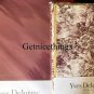 NWT Yves Delorme Triomphe 2 King Pillowcases 21x43" Grenade Wine Red Organic Sateen France