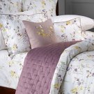 Yves Delorme Senteur Queen Duvet Cover 92x92" Floral Purple Yellow Reversible France Yves Delorme Senteur Queen Duvet Cover 92x92" Floral Purple Yellow Reversible France