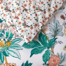 $475 Yves Delorme Golestan Queen Duvet Cover Floral Chintz Birds Butterflies Multi Cotton France