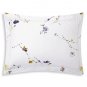 New Pair (2) YVES DELORME SAITO Standard Shams Floral Butterflies Reversible Organic Cotton France