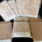 NWT Yves Delorme Perse 2 Standard Shams Damask Floral Solid Sienna Sateen France