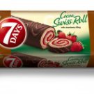 7 DAYS Cocoa Swiss Roll with strawberry filling 200gr 7 DAYS Cocoa Swiss Roll with strawberry filling 200gr