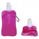 Pink Foldable Water Bottle 0,5 L Pink Foldable Water Bottle 0,5 L
