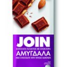 ION JOIN MILK CHOCOLATE WITH  ALMONDS 85gr