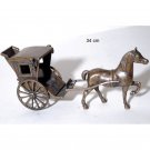 Horse with Bronze Carriage