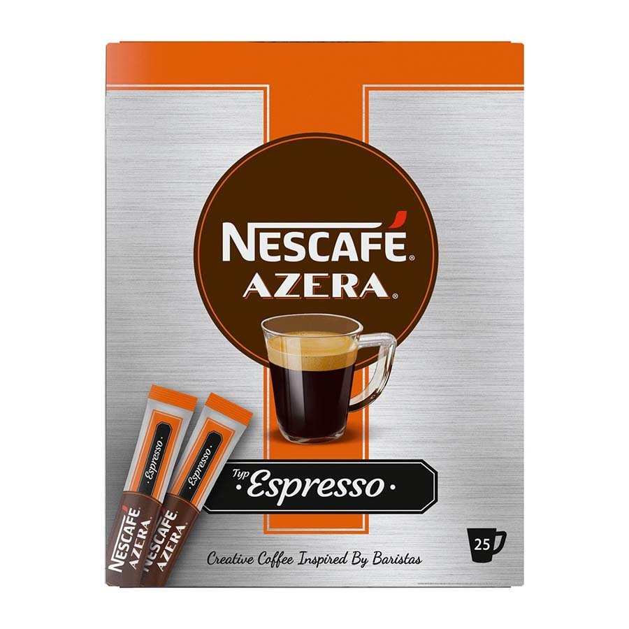 Nescafé Azera Espresso 25 Sticks (Instant Bean Coffee)