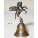 Vintage Bronze Bell Horse