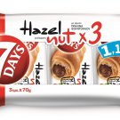 7DAYS CROISSANT WITH STUFFED HAZELNUT Praline  (3x70g)