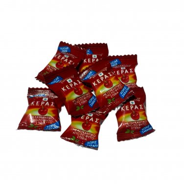 Tulip Caramels Cherry with Eucalyptus  sugar free 250gr