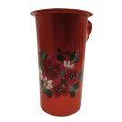 Copper wine jug painted with poppies 1000gr