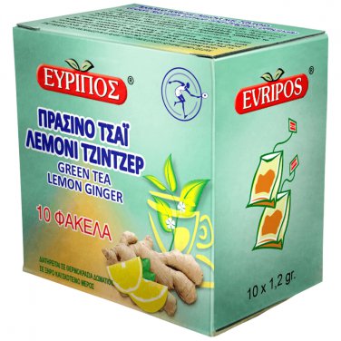 Evripos infusion ginger with green tea 20bags