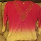 NWT Reba Fiesta Multi color size XL long sleeve retail $88