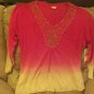 NWT Reba Fiesta Multi color size XL long sleeve retail $88