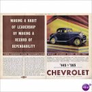 Chevrolet Master Coupe 1933 double page color ad E102