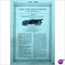 1913 Gray Line Taxi Company Buffalo New York 1 page ad E166