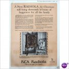 RCA Radiola model 62 1928 full page color ad  E196