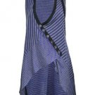 Ladies Sleeveless Purple stripe Autumn Vest Size XL