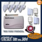 Wireless Home Alarm Security System w/ Auto Dial SMS GSM (SIM Card) #402