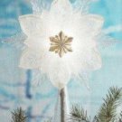 2010 Hallmark Glowing Snowflake Tree Topper Wonder & Light