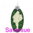 2010 Hallmark Ornament BELIEVE IN SANTA Porcelain
