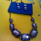 Purple Necklace & Earring Set
