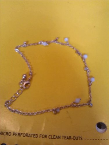 Bracelet with white pedals