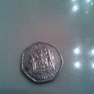 1995 jamica one dollar silver coin