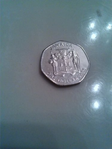 2005 jamica dollar coin silver
