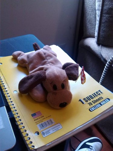 Ty Stuffed Animal Brown Puppy