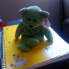 Ty Stuffed Animal Green Bear