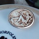 Vintage tie tack with greek type image