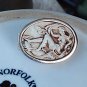 Vintage tie tack with greek type image
