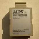 Alps 18 Font Cartridge Alps OCR-A/G. Made In Japan
