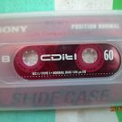 Vintage Sony CDit! 60 Slide Case  Cassette  2x30 min