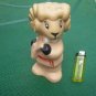 Vintage USSR Soviet Russian Rubber Toy Lamb Plays Balalaika About 1972