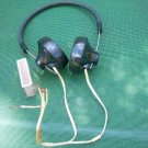Vintage Soviet Russian Ussr Radio Headphones TG-1 1500 OHMS Bakelite Steampunk