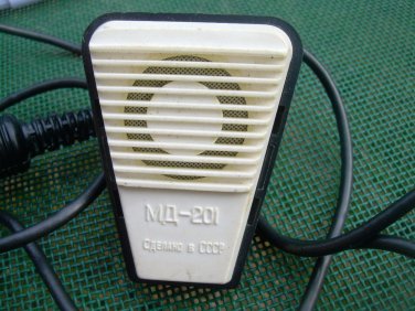 Vintage Soviet USSR Russian  Microphone Oktava MD-201 From 1984 Black