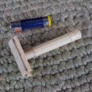# VINTAGE SOVIET USSR RUSSIAN SAFETY RAZOR IVORY COLOR 1956 # VINTAGE SOVIET USSR RUSSIAN SAFETY RAZOR IVORY COLOR 1956