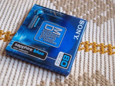 L239 SONY MINIDISK SAPPHIRE BLUE COLOR 80 EXTRA LONG PLAY SEALED NOS