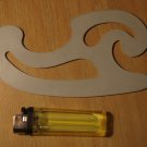 Vintage Soviet USSR Russian Plastic French Curve Ruler Drafting Tool #16