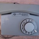 VINTAGE LATVIAN ROTARY DIAL PHONE VEF TA-611D GREY COLOR